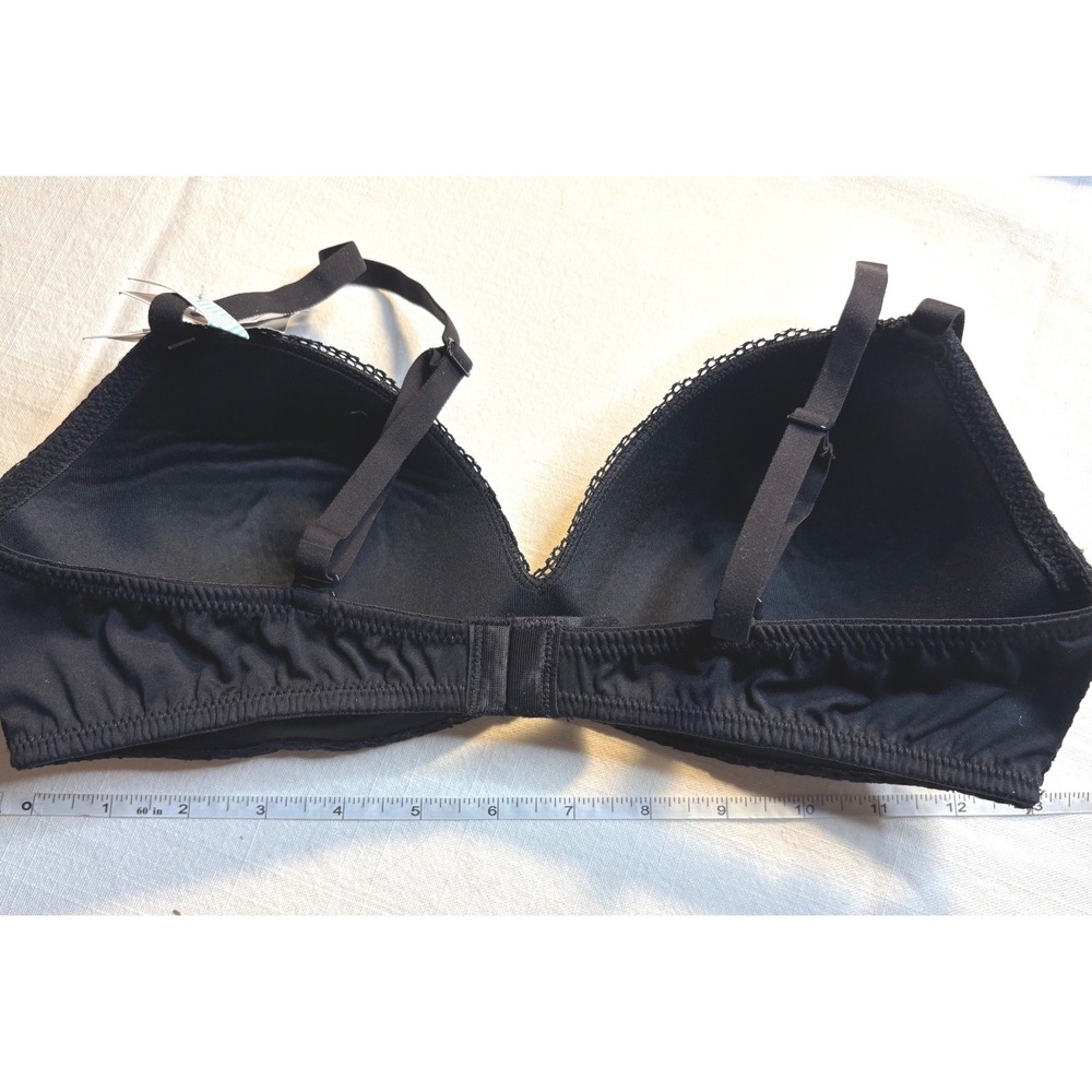 Maidenform Wireless T-Shirt Bra Womens 34B Black NEW Convertible Lace SE0583 - Picture 3 of 6
